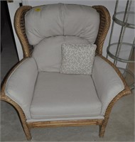 BAMBOO WING BACK CHAIR