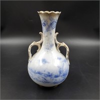 Vintage Warwick China Flow Blue Vase