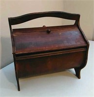 Wood Sewing Box