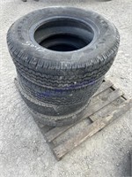 Michelin 225/75R16 tires, bid X4