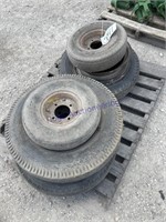 pallet-misc tires & rims, all 1 price