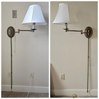 Pair of Bedside Wall Sconce Lamps