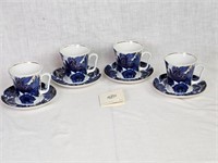 Lomonosov Fine Porcelain Cups & Saucers