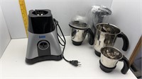 LIGHTLY USED BOSS BLENDER W/ ATTACHMENTS