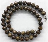 Bronzite Stone Necklace.