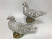 Pair of ceramic birds