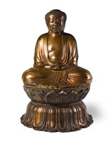 Japanese Bronze Buddha, Meiji