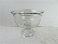 10" Diameter Clear Glass Table Centerpiece Bowl