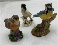 Japanese bird figurines