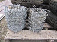 2-Partial Rolls of Braided Fence Wire