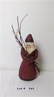 RUSTIC TWIG SANTA MADE OF LEATHER