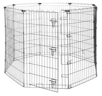 Foldable Metal Pet Exercise and Play Pen -