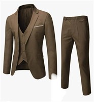 WULFUL Men’s Small Slim Fit Suit One Button