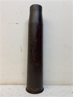 Large vintage  90 mm military shell casing