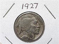 1927 Buffalo/Indian Head Nickel - 5 cents US coin