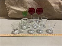 Variety of Glass Cups