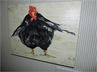 Quirky Chicken Print by J. Alexander