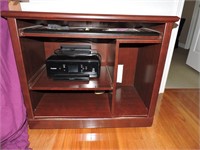 Computer Stand with Pull-Out Keyboard Drawer
