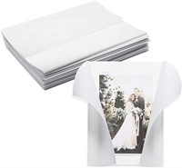 100 Pack Vellum Jackets for 5x7 Invitations