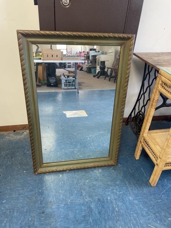 Antique mirror
37” tall 24” wide