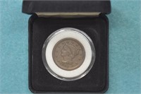 1851 Large Cent in Presentation Box