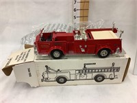 Ertl Dubuque Iowa Fire Truck Bank, NIB
