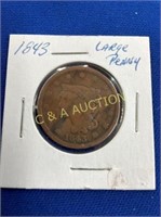 1843 LARGE PENNY