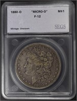 1880-O MICRO O MORGAN DOLLAR SEGS F-12