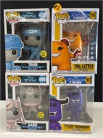 4 MISC FUNKO POPS