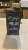 Vintage Ford Car Polish Can