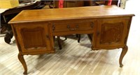 Louis XV Style Oak Desk.