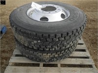 2 Bridgestone Tires on Rims