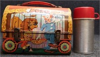 1963 Bozo the Clown Metal Lunchbox & Thermos