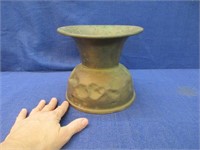antique brass spittoon (with dents)