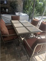 Hampton Bay Patio table w/ 6 chairs