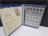 Partial Book US Mint US Nickels