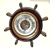 Nautical Wheel Barometer