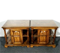 Pair of Columned Sofa Tables