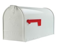 $30.00 Architectural Mailboxes Post Mount White