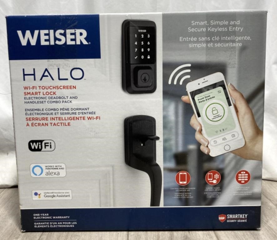 Weiser Halo Smart Lock (open Box)