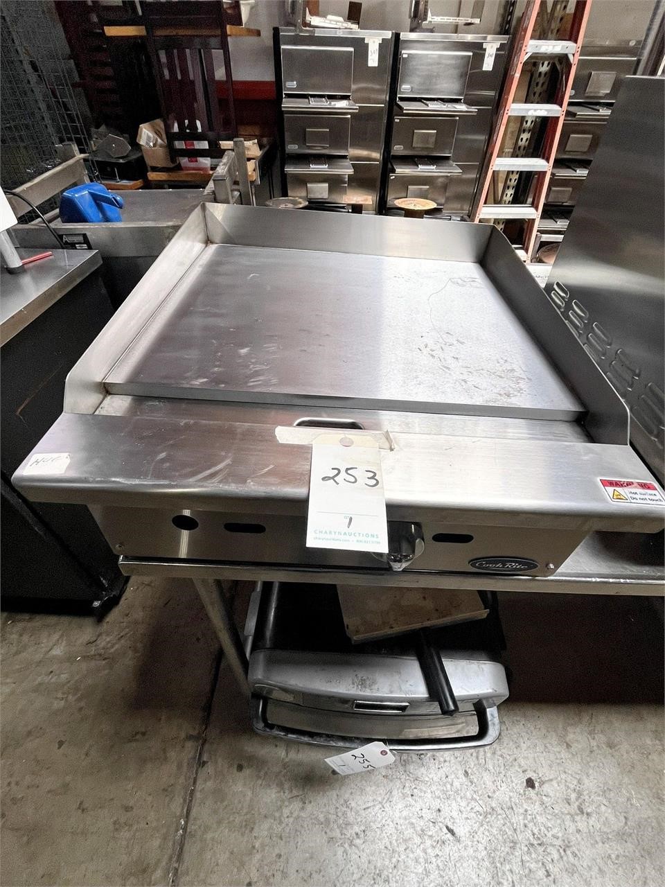 COOL-RITE S/S 24" COUNTERTOP GRIDDLE (NEEDS VALVE)