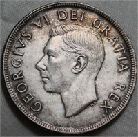Canada Silver Dollar 1950 Arnprior variety