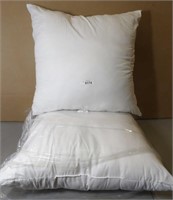 New 2x Plush Bedding Pillows 27inx27in