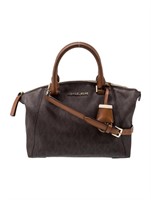 Michael Kors Brown Leather Handle Bag