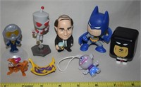 Minifigures Collectibles Lot: Batman Office Marvel