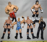 (6) Mattel & Jakks WWE Wrestling Action Figures