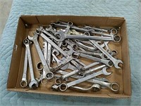 Assrt. of open & closed end wrenches