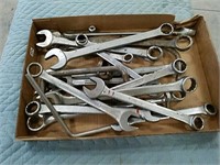 Assrt. of open & closed end wrenches