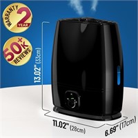 50-Hour Ultrasonic Cool Mist Humidifier