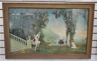 (E) Spirit of Youth Lithograph by R. Atkinson -